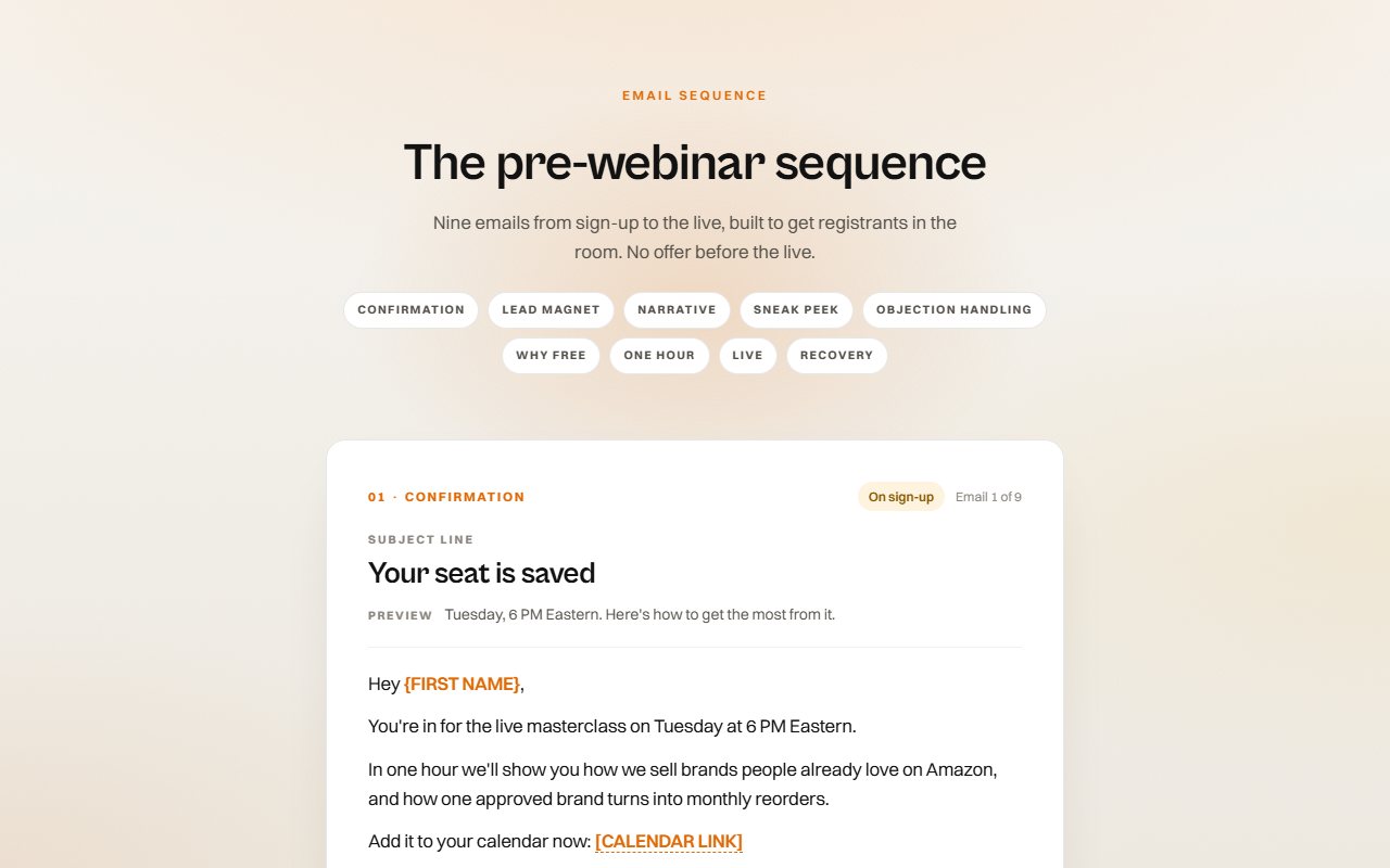 Pre-webinar preview