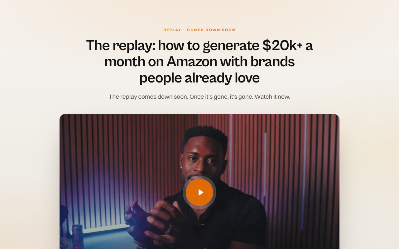Replay + application preview